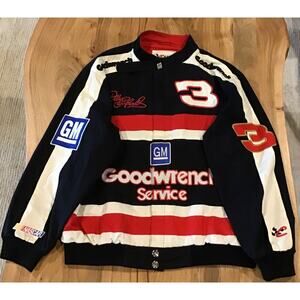 Dale Earnhardt #3 GM Goodwrench Jacket Mens Sz Medium Vintage Nascar Race Coat